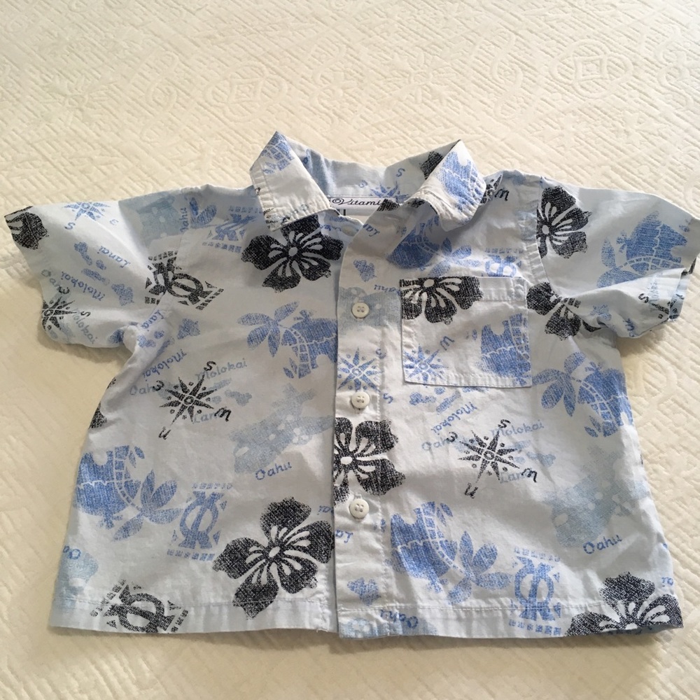 12m (5/$20) Button-Down Islands-Theme